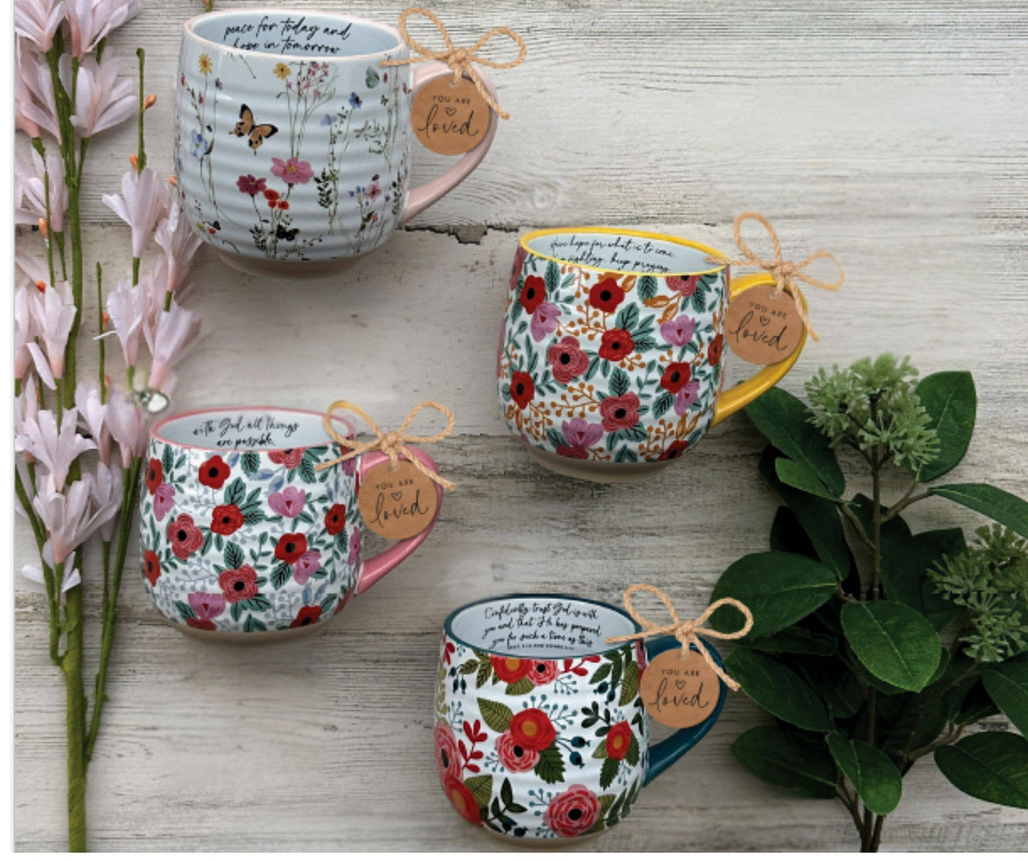 LCP Coffee Mug Blooming Joy Peace For Today
